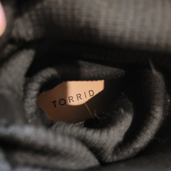 TORRID | Knit Stiletto Over The Knee Boot Heels | Sz. 8WW - Picture 8 of 8